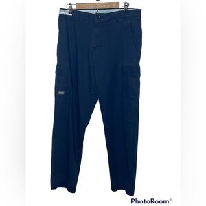 Unifirst by Softwill Blue Cargo Work Pants Sz 32X32